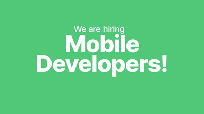 We're hiring: Mobile Developer (React Native)(m/f/d, 40hrs/week, 0-100% Remote)