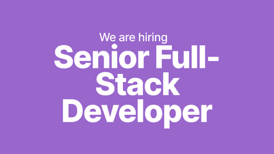 We’re hiring: Senior Full-Stack Developer (React + React Native & TypeScript) (m/f/d)